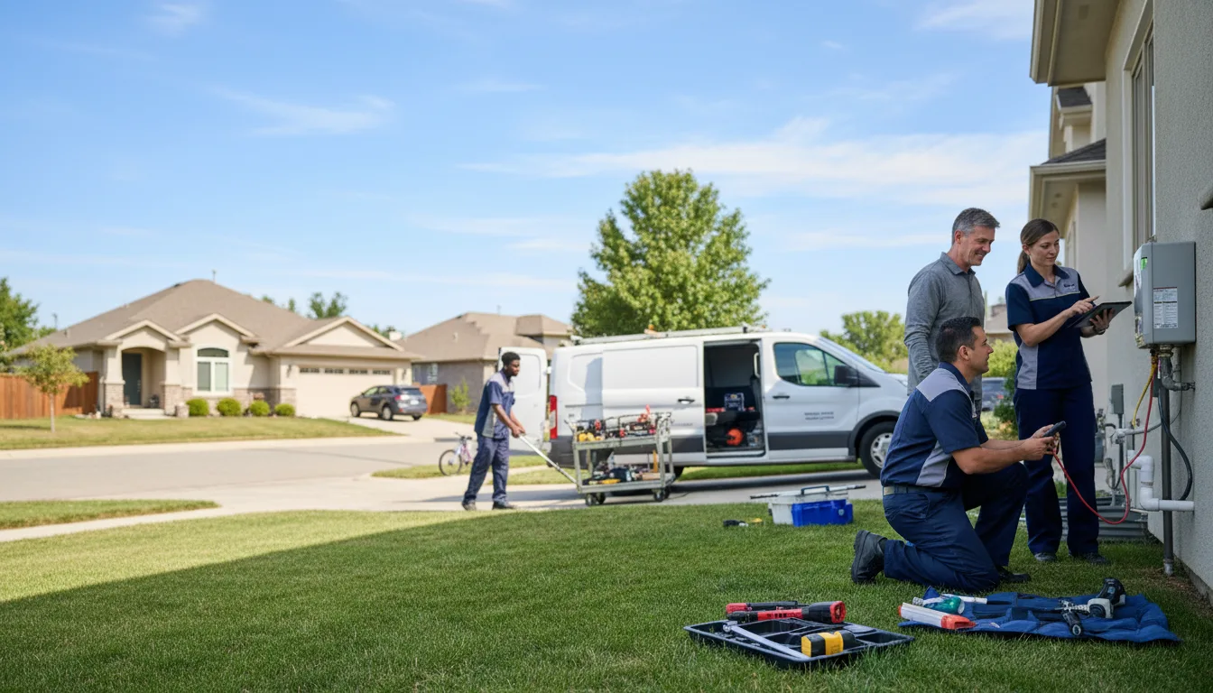 Tankless water heater service in Temperance, MI